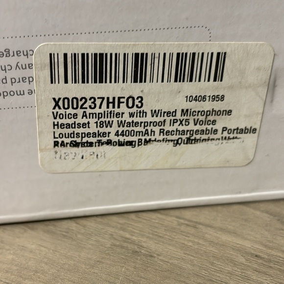 NIB SHIDU Mini Voice Amplifier Portable Rechargeable Bluetooth Speaker w/Headset - Picture 10 of 10